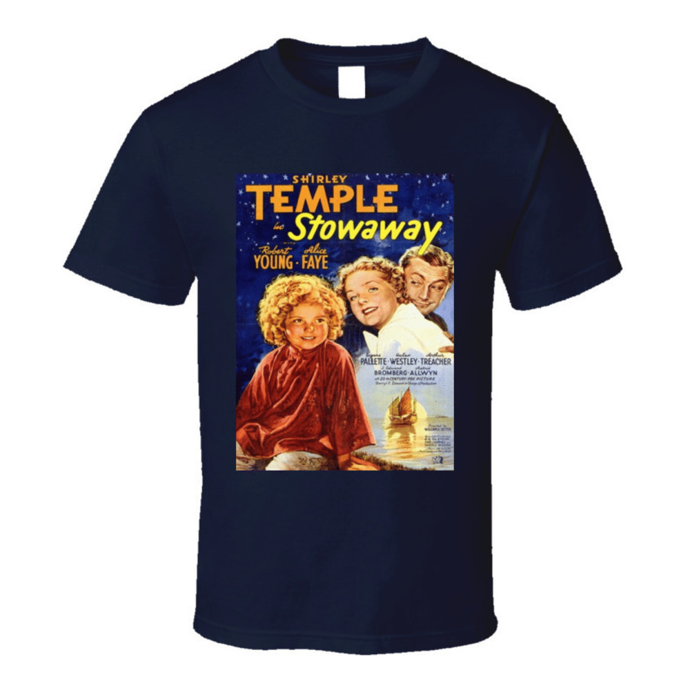 Shirley Temple Stowaway Classic Movie Retro Graphic Unisex T-Shirt